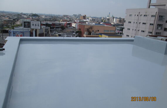 白河市でビル屋上の防水改修工事、雨漏り補修をお考えの方は近内防水工業(株)まで